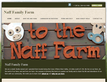 Tablet Screenshot of naff-farm.com